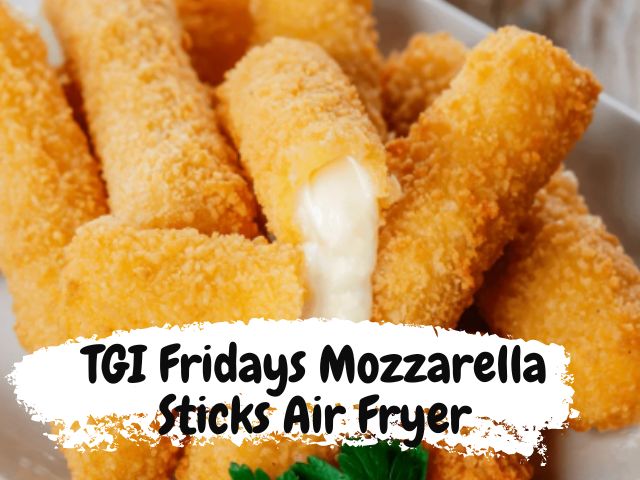 Cook TGI Friday's Mozzarella Sticks in the Air Fryer